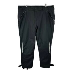 Polaris Insulated Snowmobile Pants Black Sz XL Winter Riding Gear 33 Inch Inseam